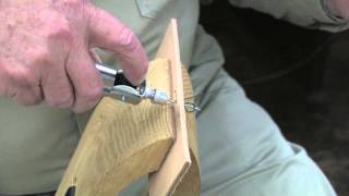 How To Use The Sewing Awl Kit On Leather [upl. by Anyk]