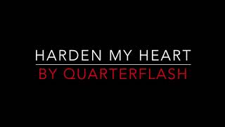 QUARTERFLASH  HARDEN MY HEART 1981 LYRICS [upl. by Kistner710]