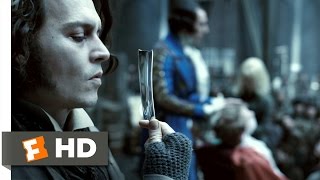 Sweeney Todd 38 Movie CLIP  Shaving Contest 2007 HD [upl. by Taryn509]