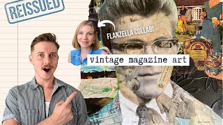 Vintage Magazine Art  collab with Flanzella [upl. by Hindu]