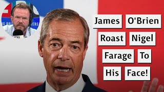 James OBrien Roasts Nigel Farage On Nick Ferraris Show [upl. by Ursuline]