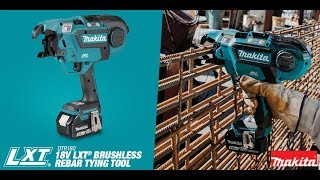 DTR180 18V LXT LithiumIon Brushless Cordless Rebar Tying Tool [upl. by Nyltac]