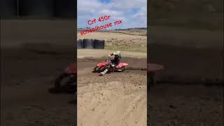 Crf 450r schoolhouse mx crf450r motocross hondacrf450 [upl. by Hgeilhsa]