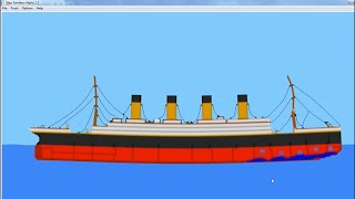 Sinking Ship Simulator Alpha 1 3 Sinking the Titanic in Reverse [upl. by Duj632]