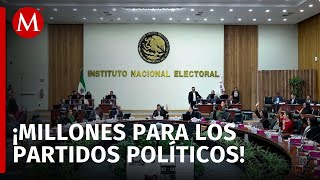 INE aprueba financiamiento anual de partidos políticos repartirá siete mil 354 mdp [upl. by Watkin]