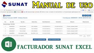 Facturador SUNAT macros Excel  Factura Boleta Nota de Crédito y Débito [upl. by Lesslie]