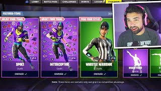 I Just Bought Every NFL SKIN in Fortnite [upl. by Esiuol472]