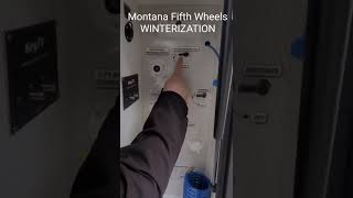 Keystone Montana Fifth Wheels Easy Winterization System  You can do this [upl. by Haldi]