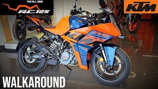 2024 KTM RC 125 Walkaround Review  Price mileage features specs [upl. by Garner429]