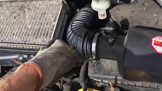 How to replace an air intake hose [upl. by Phylys]