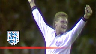 Paul Gascoignes first England goal  From The Archive [upl. by Amaso]