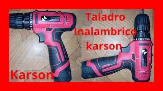 Taladro Inalambrico karson [upl. by Sorce29]