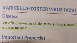 Varicella Zoster Virus  MICROBIOLOGY [upl. by Craig945]