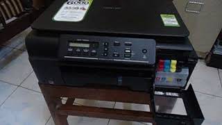 Tutorial Pasang Printer Brother DCPT500W [upl. by Odeen630]