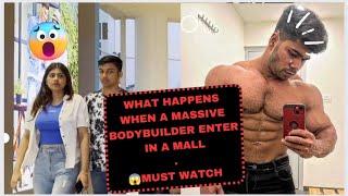 BODYBUILDER🇮🇳Goes Shirtless In Lucknow Mall Amazing Public Reactions  Being Prashant [upl. by Alfonso536]