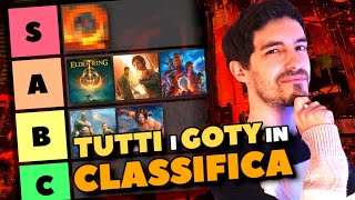 Tier List con TUTTI i GAME OF THE YEAR dal 1989 ad Oggi [upl. by Ecela]