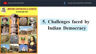 5 Challenges faced by Indian Democracy  Class 10 History and Political Science Explanation [upl. by Schwejda]