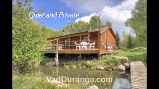 Riverside Cabin Vacation Rental Near Durango Colorado [upl. by Steel628]