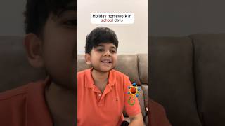 Holiday homework in school😂Prudhvi Maniaschoolshorts telugushorts comedy school schoollife [upl. by Dabbs329]