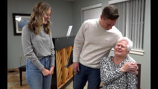 Blind woman stunned when Mat and Savanna Shaw show up and sing to her and her family [upl. by Nunciata86]