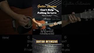 Cant Help Falling in Love  Elvis Presley  EASY Guitar Tutorial with Chords  Lyrics guitarchords [upl. by Natica]