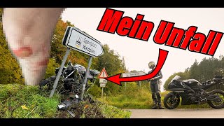 Mein Motorradunfall  MotoVlog4 [upl. by Aynwad]