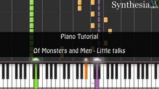 Of Monsters and Men  Little talks Piano [upl. by Nelhsa]