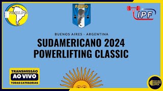 DIA 6 SUDAMERICANO DE POWERLIFTING CLASSICO 2024  229 [upl. by Mundy]