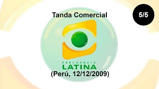 Tanda Comercial Frecuencia Latina Perú 12122009 55 [upl. by Ahsykal]