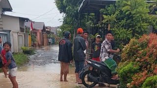 BANJIR TERUS BERLANJUT  MEDAN  TEMBUNG  27112924 [upl. by Yekcor290]