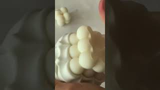 Bubble candle unmolding Asmr ✨ candles candlelight candlesmakingathome [upl. by Gladwin]