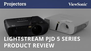 ViewSonic LightStream PJD 5 Series Product Review [upl. by Conchita697]