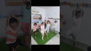 Yoga Activity Balvatika Preschool Surat [upl. by Fiona820]