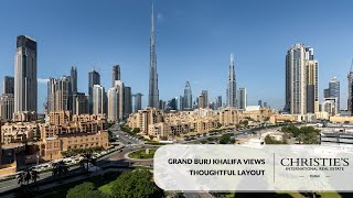 Grand Burj Khalifa Views Thoughtful Layout Upgraded [upl. by Eiramnna129]