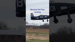 Bearcat full flaps landing 🛬 rcrcpilot rcplanes [upl. by Philoo]