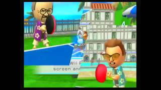 Wii Sports Resort  Table Tennis Match  All Stamps [upl. by Raddatz]