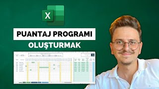 Excelde Puantaj Programı Oluşturmak  Personel İzin ve Maaş Takip [upl. by Ikkir322]