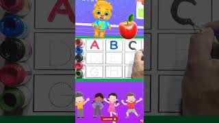 aforapple abcd kidsvideo aforapple art kidslearning kids chunchuntv funny kidssong [upl. by Emmery]