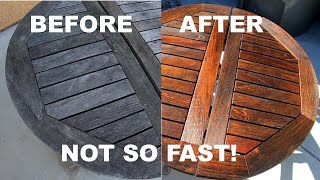 Teak Oil Restoration – How well does it work [upl. by Cohleen]