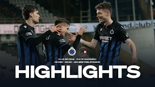 HIGHLIGHTS  CLUB BRUGGE  ZULTE WAREGEM  CROKY CUP 2324 [upl. by Schild]