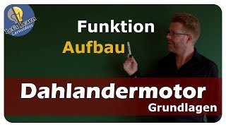 Dahlandermotor  Dahlanderschaltung  Aufbau und Funktion  einfach und anschaulich erklärt [upl. by Meridith3]