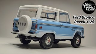 Ford Bronco  Full build  125 Revell model kit [upl. by Castara460]