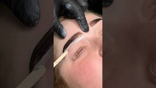 Brow stain  lash lift amp tint 🤍 browwaxing browtint lashliftandtint lashlift hdbrows [upl. by Eigger]