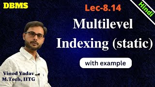 L814  Multi level Indexing Static  Static Multi level Indexing in dbms [upl. by Ahsiket782]