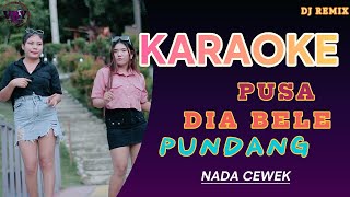 KARAOKE PUSA DIA BELE PUNDANG  REMIX VERSION LAGU DAYAK [upl. by Dorey]