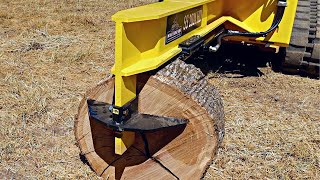 This Inverted Log Splitter Is Awesome  Wolfe Ridge [upl. by Deborah]