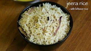 jeera pulao recipe with cooked rice  quick and simple jeera rice [upl. by Brock]