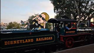 Disneyland Railroad last ride August 4 PART 3 Toontown to Tomorrowland Filmed in 4k [upl. by Harding]