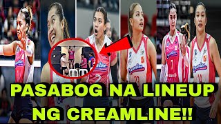 CREAMLINE PASABOG NA LINEUP  Jema Galanza SPOTTED sa TRAINING creamlineupdate [upl. by Seyah]