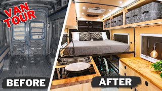 LUXURY VAN TOUR  our dream offgrid van [upl. by Nickerson]